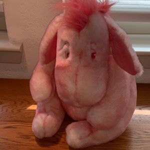 Disney Store pink Eeyore plush.
